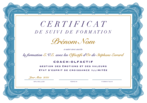 Académie Coach-Olfactif - Certification