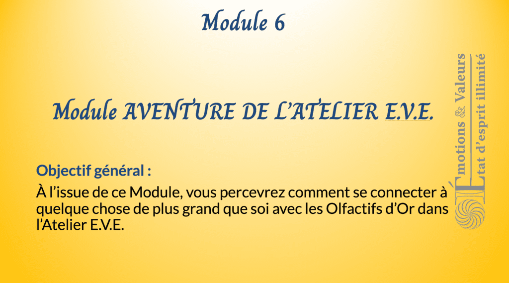 Module 6 - Académie Coach Olfactif