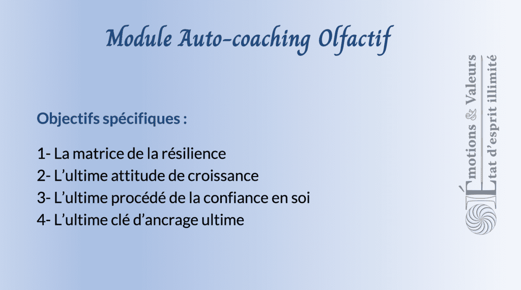 Module 9 - Objectifs - Académie Coach Olfactif